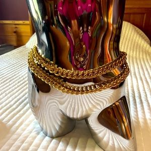 Bebe Gold chain belt size small